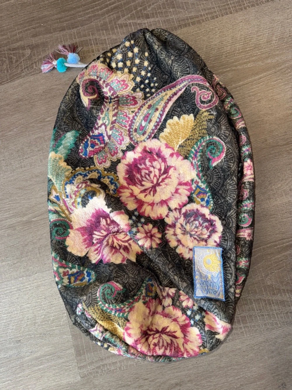 Johnny Was Laurel Canyon Floral Blanket Sling Bag - Pouch Only